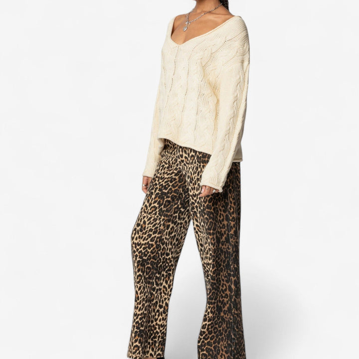 Myriam  Maglione ha lavorato una maglia accogliente