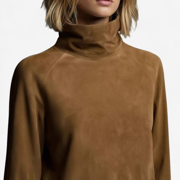 Tania  Mini abito con collo alto