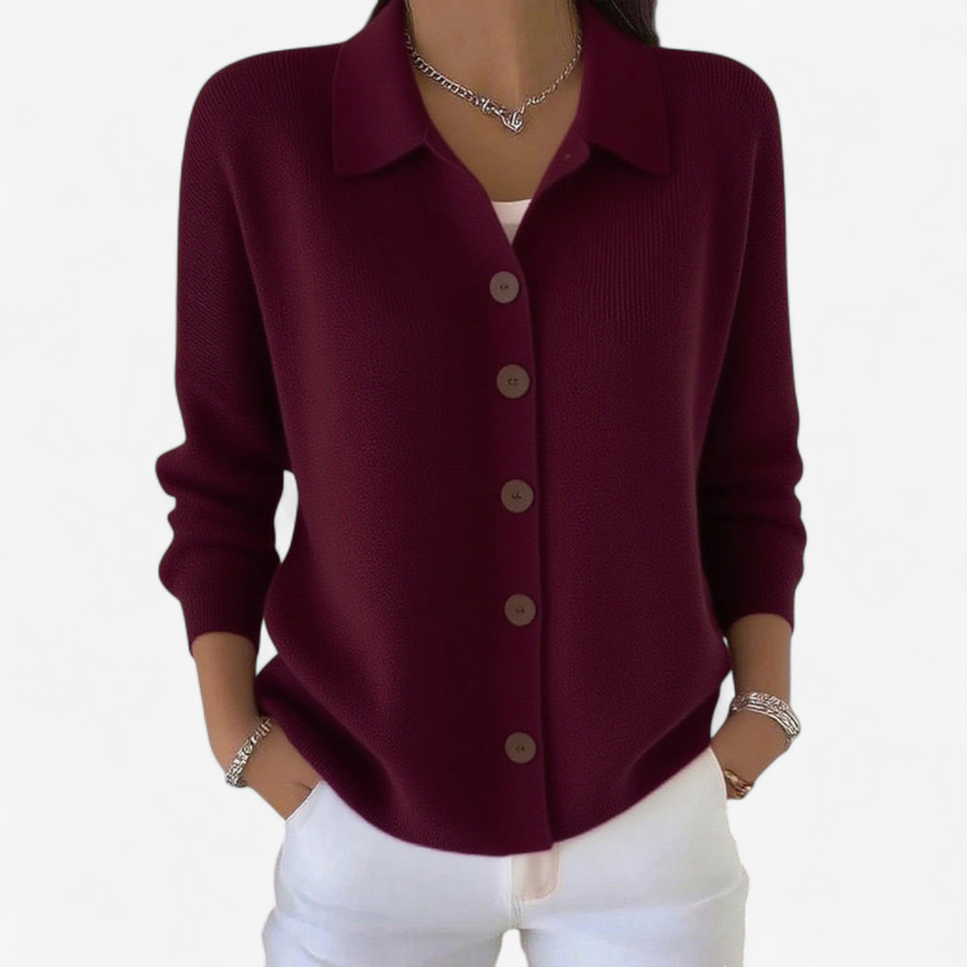 Adrienne  Elegante giacca abbottonata