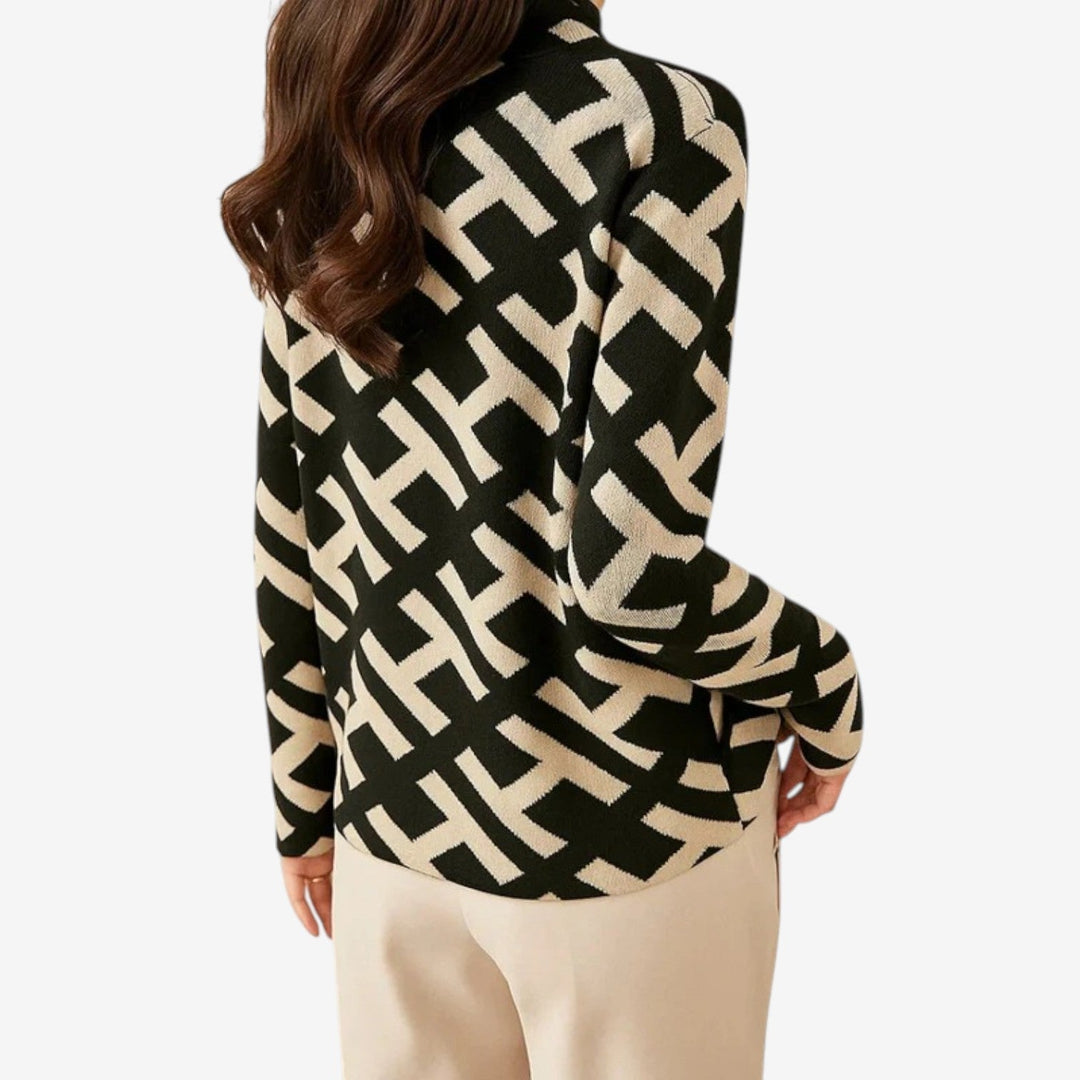 Rossi  Maglione geometrico