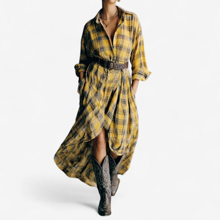 Clelia  Abito a quadri