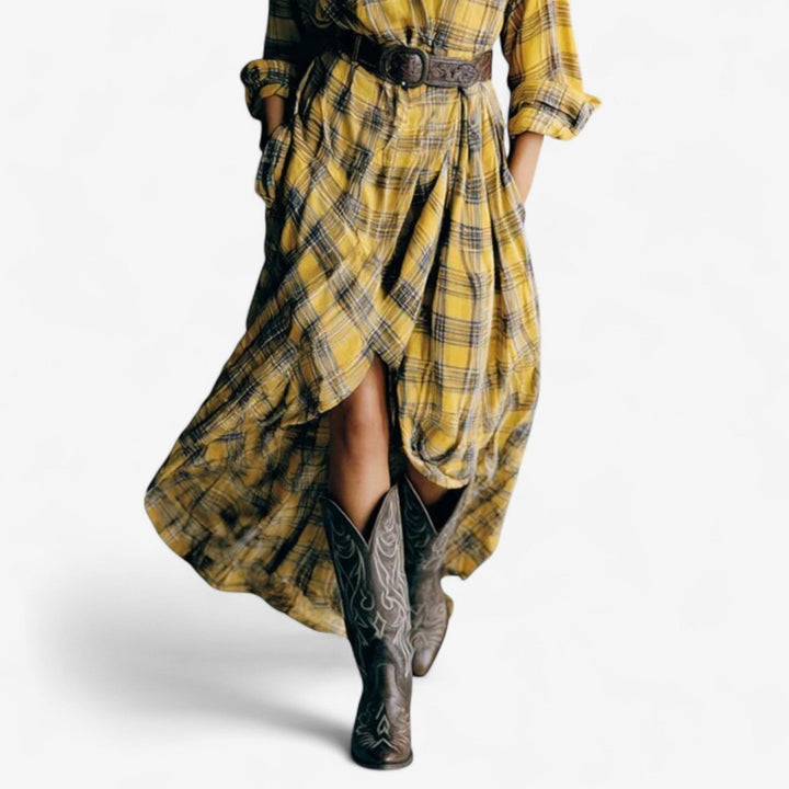 Clelia  Abito a quadri